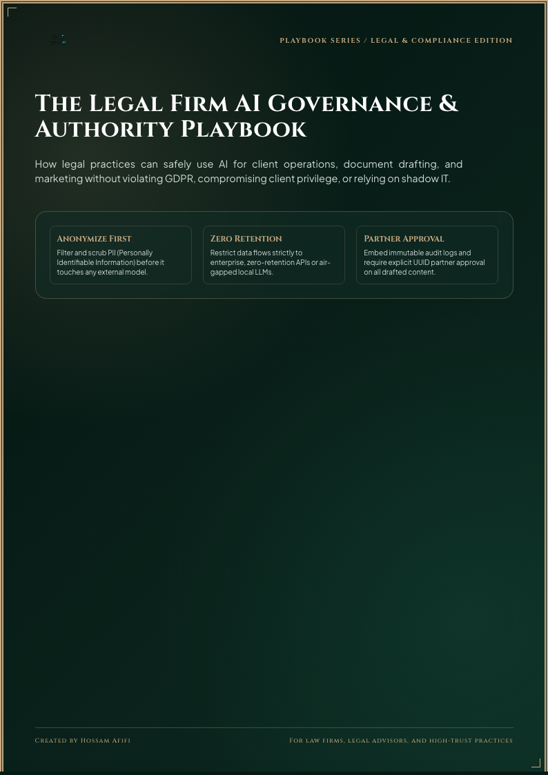 Legal Firm Digital Systems Playbook