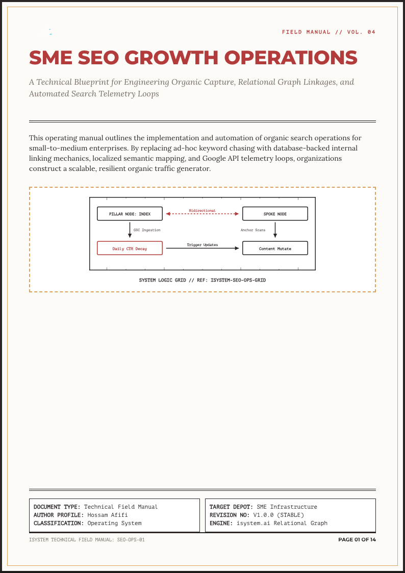 SEO & Growth Operations Playbook